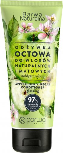 BARWA - BARWA NATURALNA - Apple Cider Vinegar Conditioner - Octowa odżywka nabłyszczająca do włosów naturalnych i matowych - 200 ml 