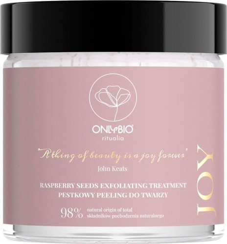 ONLYBIO - Ritualia JOY - Raspberry Seed Exfoliating Treatment - Seed Face Scrub - 50 ml