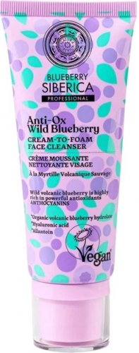NATURA SIBERICA - BLUEBERRY SIBERICA - Anti-Ox Wild Blueberry - Cream-To-Foam Face Cleanser - Kremowa pianka oczyszczająca do twarzy - 100 ml