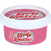Bomb Cosmetics - Strawberries & Cream - Body Butter - Masło do ciała z 30% Shea - TRUSKAWKI ZE ŚMIETANĄ