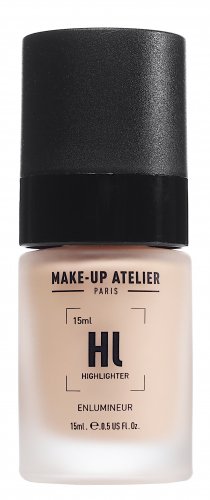 Make-up Atelier Paris - Highlighter - Fluid perłowy rozświetlający - 15 ml - FLV2