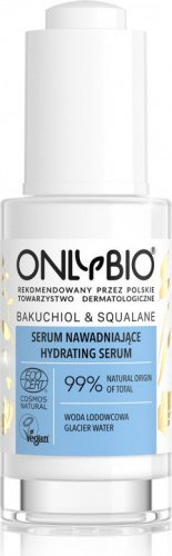 ONLYBIO - BAKUCHIOL & SQUALANE - Hydrating Serum - Hydrating face serum - 30 ml