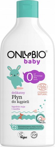 ONLYBIO - BABY - Delikatny płyn do kąpieli od pierwszego dnia życia - 500 ml