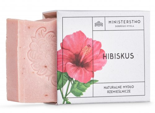 MINISTERSTWO DOBREGO MYDŁA - Naturalne mydło rzemieślnicze - Hibiskus - 100 g