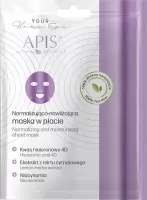 APIS - Your Home Spa - Normalizing And Moisturizing Sheet Mask - Normalizująco-nawilżająca maska w płacie - 20 g