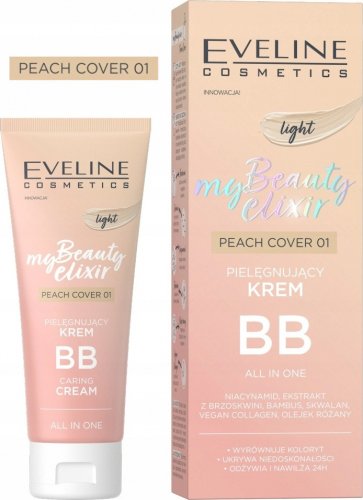 Eveline Cosmetics - My Beauty Elixir - Peach Cover - Pielęgnujący krem BB - 30 ml - 01
