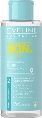 Eveline Cosmetics - Perfect Skin Acne - Seboregulujący tonik zwężający pory - 200 ml