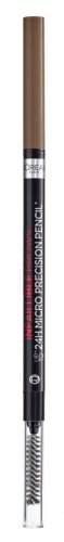 L'Oréal - INFAILLIBLE BROWS - 24H Micro Precision Pencil - Kredka do brwi ze szczoteczką - 3.0 - BRUNETTE