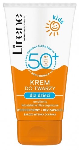 Lirene - Kids - Face sun cream for children - SPF50+ - 50 ml
