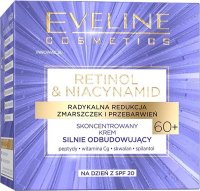 Eveline Cosmetics - Retinol & Nicynamid - Skoncentrowany krem silnie odbudowujący 60+ Na dzień - SPF20 - 50 ml 