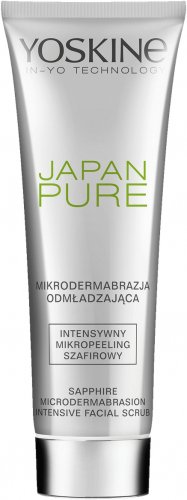 Yoskine - JAPAN PURE - Sapphire Microdermabrasion Intensive Facial Scrub - Intensywny mikropeeling szafirowy - 75 ml