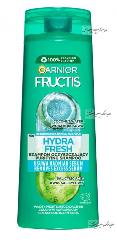 GARNIER - FRUCTIS HYDRA FRESH Strengthening shampoo for oily hair - ml