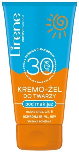 Lirene - Face cream-gel under make-up - SPF30 - 50 ml