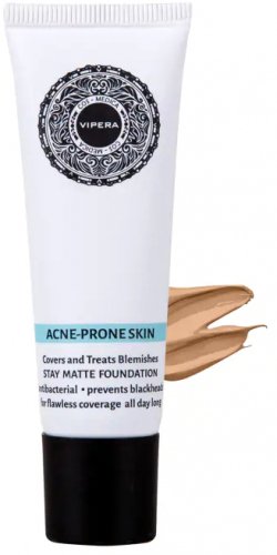 VIPERA COS-MEDICA - ACNE-PRONE SKIN - STAY MATTE FOUNDATION - Podkład matująco-kryjący do cery trądzikowej - 04 - CHAMPAGNE