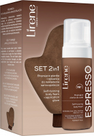 Lirene - Set 2in1 - Self-tanning Body Foam + Application Glove - Zestaw do samoopalania - Rękawica + Pianka brązująca 150 ml
