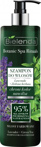 Bielenda - Botanic Spa Rituals - Shampoo For Colored Hair - Lavender and Green Tea - 400 g