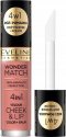 Eveline Cosmetics - Wonder Match - Velour Cheek & Lip - Róż i pomadka w płynie - 4,5 ml - 01 - 01