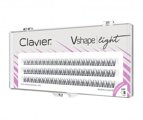 Clavier - Vshape Light - Tufts of eyelashes - Swallows - 8