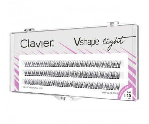 Clavier - Vshape Light - Tufts of eyelashes - Swallows - 10