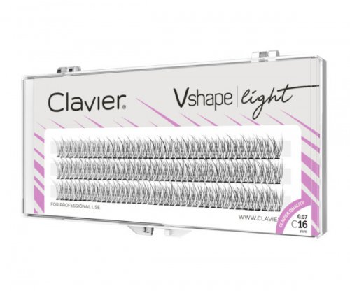 Clavier - Vshape Light - Tufts of eyelashes - Swallows - 16