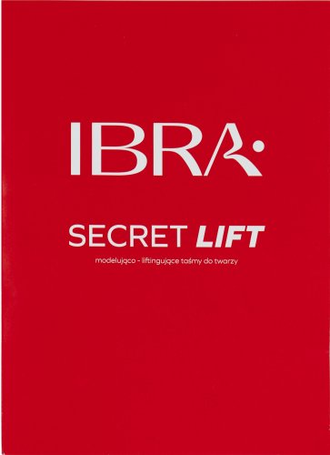 Ibra - Secret Lift - Modelująco-liftingujące taśmy do twarzy - Beżowe - 40 sztuk