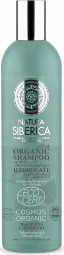 NATURA SIBERICA - ORGANIC SHAMPOO - Certyfikowany, organiczny szampon do włosów przetłuszczających się - 400 ml 