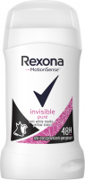 Rexona - Invisible Pure Anti-Perspirant - Antyperspirant w sztyfcie dla kobiet - 40 ml