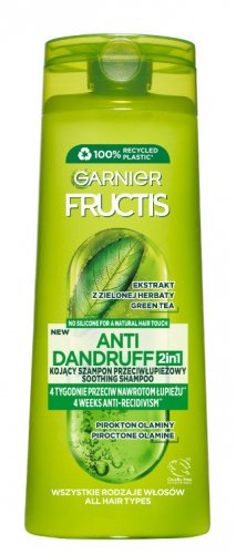 GARNIER - FRUCTIS - Strengthening anti-dandruff shampoo for normal hair - 400 ml