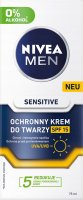 Nivea - Men - Sensitive - Face Cream - Ochronny krem do twarzy SPF15 - 75 ml 