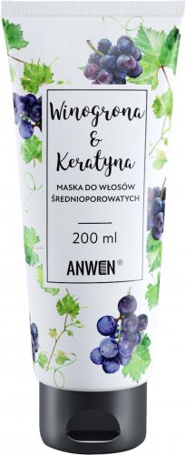ANWEN - Mask for medium porosity hair - Grapes and Keratin - 200 ml