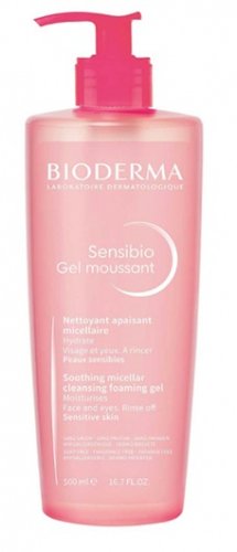 BIODERMA - Sensibio Gel Moussant - Soothing micellar gel for facial cleansing - 500 ml
