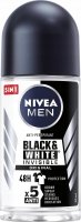 Nivea - Men - Anti-Perspirant - Black & White Invisible Original - Roll-on antiperspirant for men - 50 ml