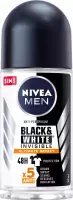 Nivea - Men - Anti-Perspirant - Black & White Invisible Ultimate Impact - Anti-perspirant roll-on for men - 50 ml