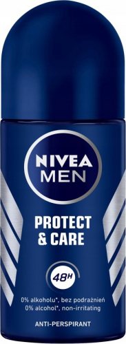 Nivea - Men - Protect & Care - 48H Anti-Perspirant - Roll-on antiperspirant for men - 50 ml