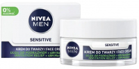 Nivea - Men - Sensitive - Face Cream - 48H Moisture - Krem nawilżający do twarzy dla mężczyzn - 50 ml 