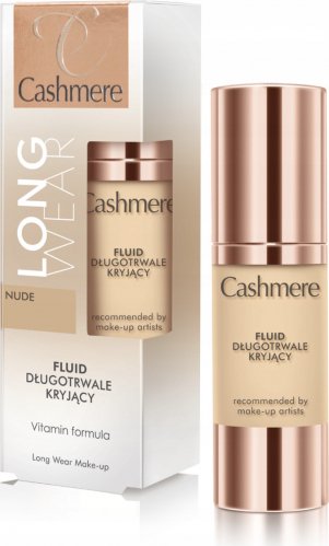 Cashmere - LONG WEAR Make-Up -  Długotrwale kryjący fluid do twarzy - 30 ml  - NUDE