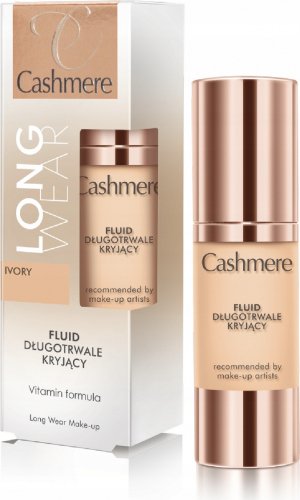 Cashmere - LONG WEAR Make-Up -  Długotrwale kryjący fluid do twarzy - 30 ml  - IVORY