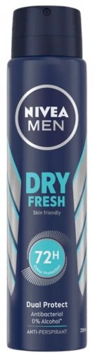 Nivea - Men - Dry Fresh - 72H Anti-Perspirant - Antiperspirant spray for men - 250 ml