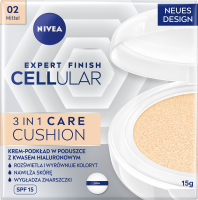 Nivea - Cellular - 3in1 Care Cushion - Krem-podkład w poduszce z kwasem hialuronowym SPF15 - 15 g 