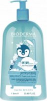 BIODERMA - ABCDerm Gel Moussant - Łagodny żel oczyszczający do ciała i włosów - Dla dzieci i niemowląt - 1L