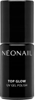 NeoNail - TOP GLOW - UV Gel Polish - Top nawierzchniowy z błyszczącymi drobinkami - 7,2 ml