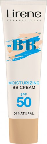 Lirene - MOISTURIZING BB CREAM - Nawilżający krem koloryzujący - SPF 50 - 30 ml - 01 - NATURAL