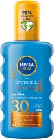 Nivea - SUN - Protect & Bronze - Activating a natural tan spray sun lotion - Waterproof - SPF 30 - 200 ml