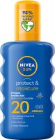 Nivea - SUN - Protect & Moisture - Spray lotion for sunbathing - SPF 20 - 200 ml