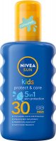 Nivea - SUN - KIDS - Protect & Moisture 5in1 - Balsam do opalania w spray'u dla dzieci 5w1 - SPF 30 - 200 ml