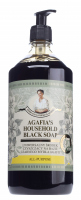 Agafia - Receptury Babuszki Agafii - Uniwersalny środek czyszczący na bazie czarnego mydła Agafii - 1000 ml