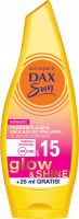 Dax - Sun - Glow & Shine - Rozświetlająca olejkowa emulsja ze złotymi drobinkami - SPF15 - Wodoodporna - 175 ml