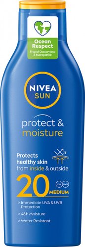 Nivea - SUN - Protect & Moisture - Waterproof sun lotion - SPF 20 - 200 ml
