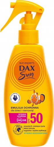 Dax - Sun - Waterproof protective cream for children and babies - SPF50+ 200 ml