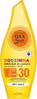 Dax - Sun - Rodzinna emulsja do opalania dla dorosłych i dzieci - Wodoodporna - SPF30 - 250 ml